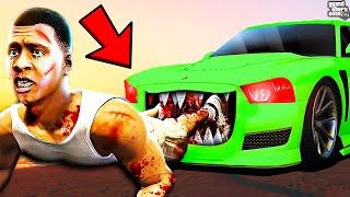 Franklin ATTACKED By CURSED CAR in GTA 5 | SHINCHAN and CHOP