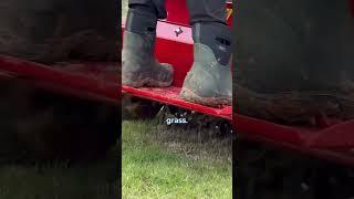 #lawncare Why are lawns full of holes right now? It's a result of lawn aeration.