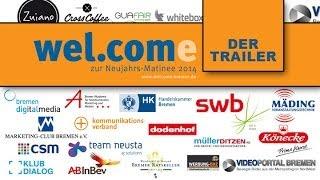 welcome Neujahrsmatinee 2014 Videoportal Bremen in Handelskammer Schuetting