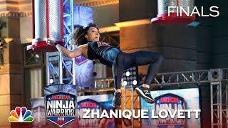 Zhanique Lovett at the Los Angeles City Finals - American Ninja Warrior 2018