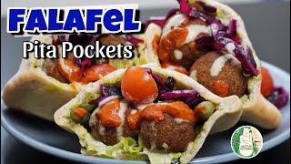 Falafel Pita Pockets recipe - No Onion No Garlic Falafel recipe - Sattvik Kitchen