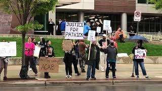 Schurr trial protesters
