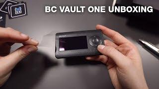 Unboxing of BC Vault One hardware crypto wallet