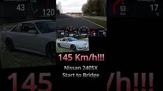 Finally The Cooper S vs Nissan 240SX! Start to bridge Nurburgring #shorts #race