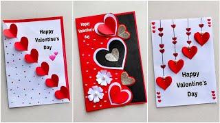 3Valentines Day Card | Valentine's Day Crafts With Paper | Valentine's Day Gift Ideas | Paper Crafts