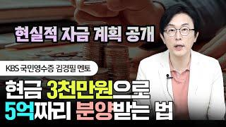 돈이 없는데 청약 당첨된다면? '이렇게' 하세요 "1억 없어도 새아파트 살 수 있어요" #돈쭐남 #김경필