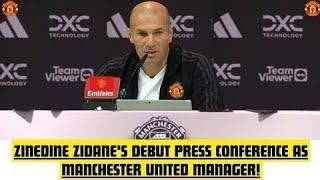 ZIDANE TAKES CHARGE: MANCHESTER UNITED'S NEW ERA BEGINS