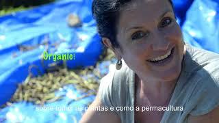 Andrea tourist from Germany had an eco experience in an eco farm in Brazil