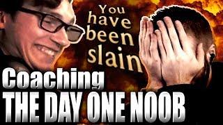 THE DAY ONE NOOB | Getting Coached as a DAY 1 League of Legends player | Ft. CaptainMonkHD |
