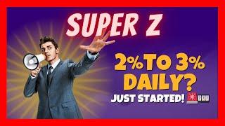 NEW High Yield Platform ALERT!   2% to 3% In Daily Returns But There Is More  Super Z Review