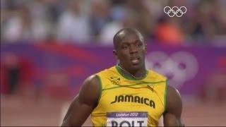 Bolt & Blake Win 200m Semi-Finals - London 2012 Olympics