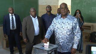 DR Congo President Felix Tshisekedi votes in Kinshasa | AFP