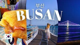 Trying South Korean Traditional Food & Beach Hopping in BUSAN 