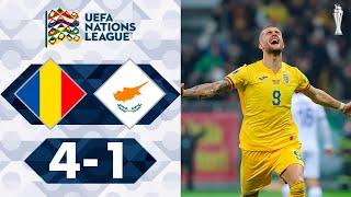 Daniel Bîrligea Gol | România vs Cipru 4-1 Highlights | UEFA Nations League 2024