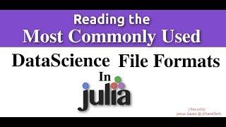 Importing and Reading the Most Commonly Used Data Files In Julia