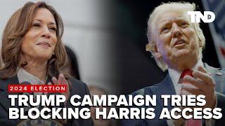 Trump campaign trying to block Harris's access to Biden campaign funds