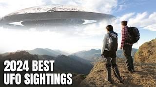 Clearest UFO SIGHTING Of 2024 caught on camera - REAL Footages of UFO Encounters!