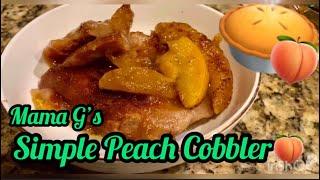 Simple Peach Cobbler