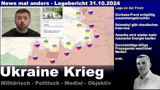 Donbas-Front im Domino-Effekt- USA kaufen mehr russische Energie - Chaotisches Interview Slenskyi