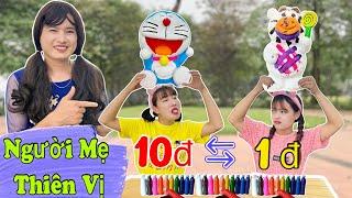 Người Mẹ Thiên Vị - Thử Thách Tô Tượng Doraemon Và Gấu Dâu | Hằng Nheo Official