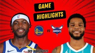 WARRIORS vs HORNETS FULL GAME HIGHLIGHTS NBA