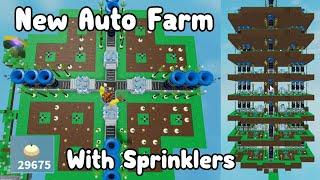 New Auto Farm Method With Sprinklers! No More Oily Crops! - Sky Block Roblox