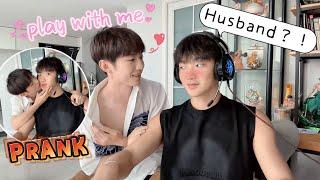 The First Time I Called My Boyfriend " Husband "...His Reaction Was ?! Cute Gay Couple PRANK