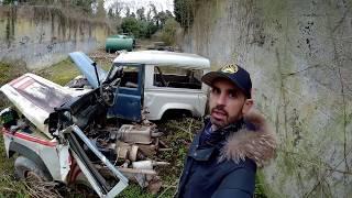 Abandoned Land Rover Defenders found with RC crawler urbex - Jonny Smith Carpervert