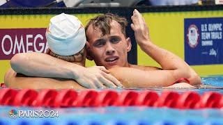 Carson Foster beats Olympic medalists Chase Kalisz and Jay Litherland in 400m medley | NBC Sports