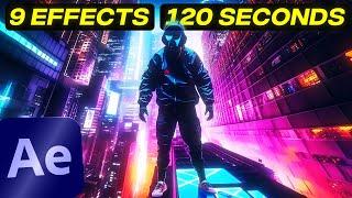 9 EPIC Effects in 2 Minutes (After Effects)