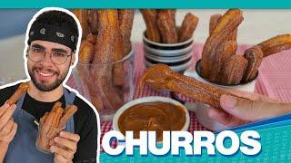 FAÇA CHURROS EM CASA SEM ERRO | RECEITA FÁCIL DE CHURROS CASEIRO