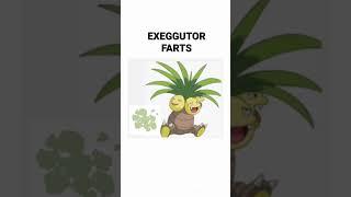 Exeggutor farts #shorts #pokemon