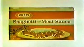 Kraft Spaghetti & Meat Sauce Commercial (1974)