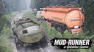 Доставка Топлива по Непроходимым Лесам - SpinTires: MudRunner