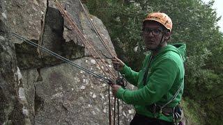 How to: belay with double ropes