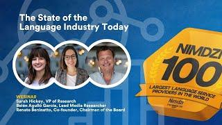 The State of the Language Industry Today - Webinar