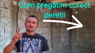 Cum pregatim pereții pentru tencuiala tradițională,multibat și nisip