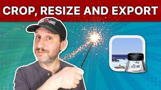 Crop, Resize and Export an Image With Preview