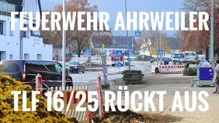 Feuerwehr Ahrweiler rückt mit TLF 16/25 zu BMA-Alarm aus