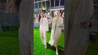 Countess Elena De Bacci and Countessine Anna De Bacci at Sotheby's Car Auction Dubai