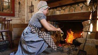 Cooking Dinner 200 Years Ago - Fall, 1828  |America|