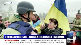 UKRAINE, KHERSON FREED AND HAPPY - MASS KILLER BABY PUTIN VERY ANGRY  French TV