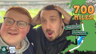 We Did The Longest Away Day In England | Plymouth V Preston North End Vlog