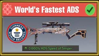 This Gun Has 0.0001s ADS Speed ( FASTEST SNIPER )