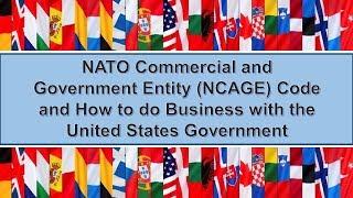 How to obtain a NATO Commercial and Government Entity (NCAGE) Code (French Version)