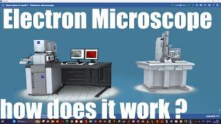 How an electron microscope works ?