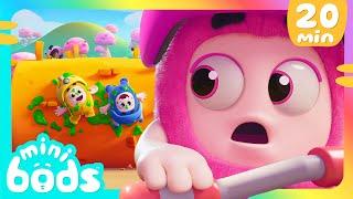 Newt's Crazy Ride! | Minibods |  Moonbug Kids - Fun with Friends | Funny Cartoons for Kids