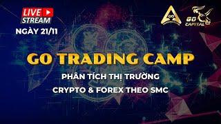 GO Trading Camp - Live 21/11/24 - Phân tích thị trường Crypto & Forex - SMC view