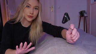 ASMR Sensory Check-Up Full Body POV | Deep Massage, Reflex Tapping, Gloves & Blanket Crinkles