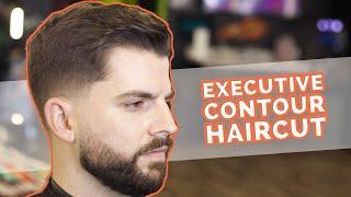 Executive Contour Hairstyle | Gentleman's Haircut | Barber Tutorial | Barber How To